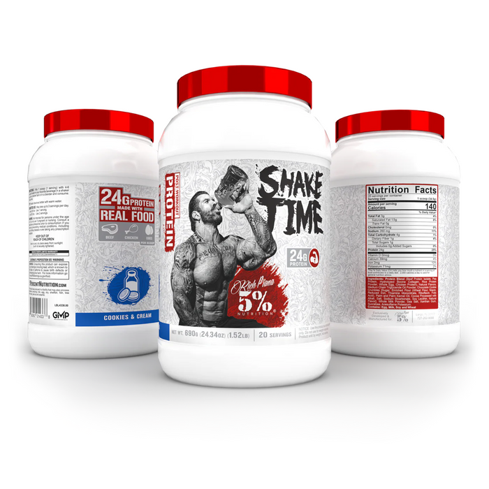 5 % Shake Time