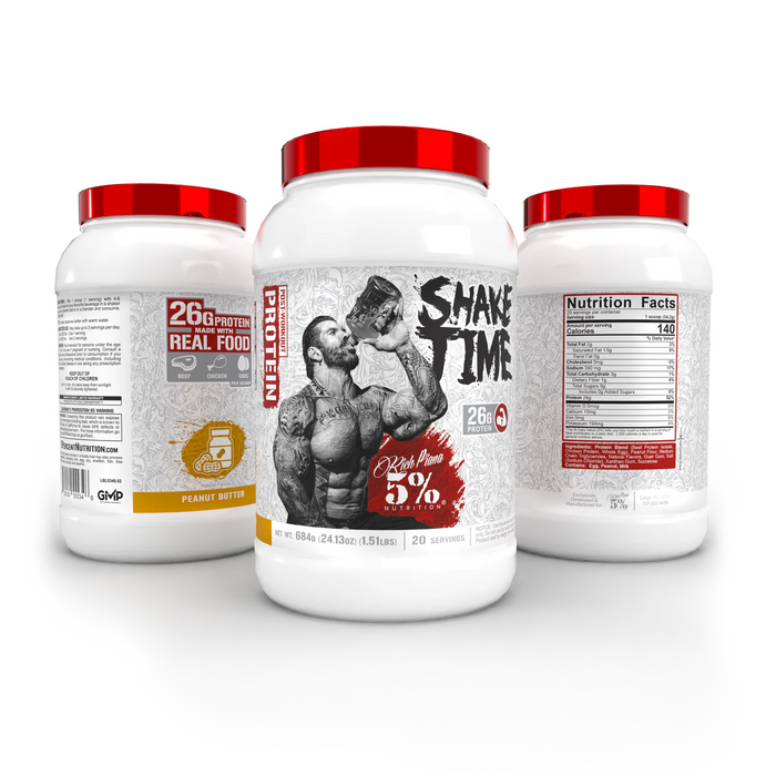 5 % Shake Time