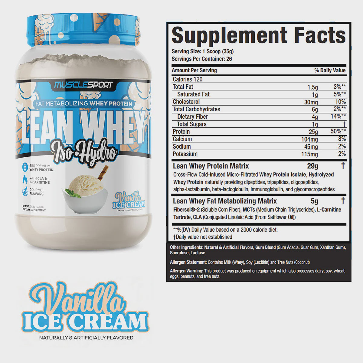 Muscle Sport Lean Whey — Complete 360